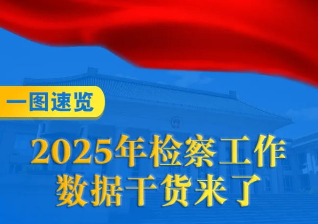 一图速览！2025年检察工作数据干货来了